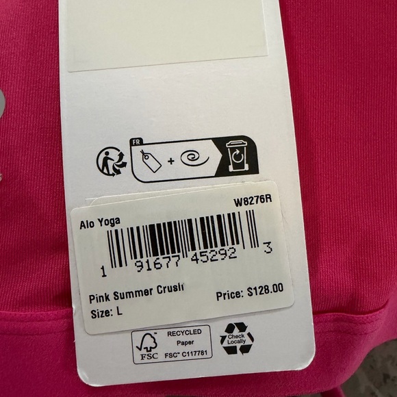 NWT Alo Yoga Alosoft Backspin Dress - Pink Summer Crush - Picture 12 of 12